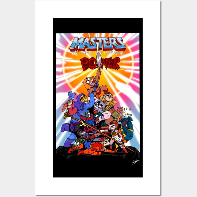 Masters Of The Universe Power Wall Art by Chaosblue